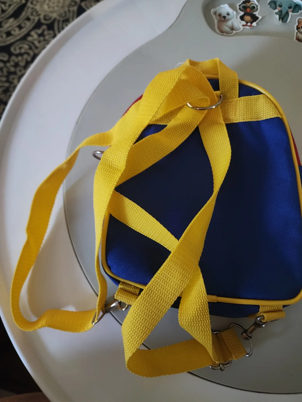 Teletubbies Kids Backpack - Blue with Yellow Trim